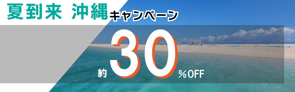 対象期間中の出発でレンタカー基本料金が約30%OFF