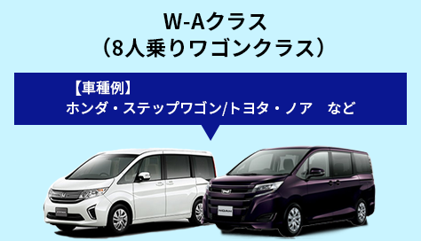 W-Aクラス(8人乗りワゴンクラス)