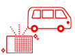 お客さま送迎用ワゴンの低濃度オゾン発生装置による除菌・消臭